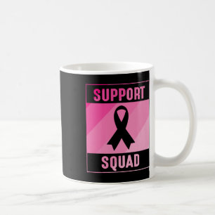 Support Quad Breast Cancer Awareness Premium Kaffemugg