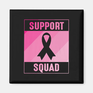 Support Quad Breast Cancer Awareness Premium Magnet