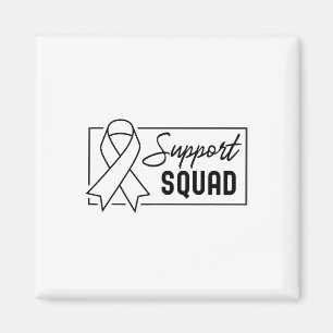 Support Quad Orange Warrior Crps Awareness 1 Magnet
