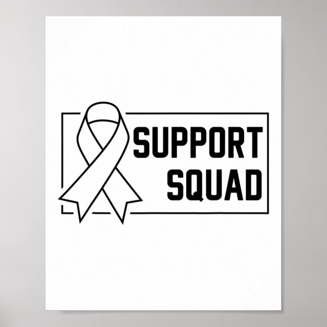 Support Quad Orange Warrior Crps Awareness Poster (Framsidan)