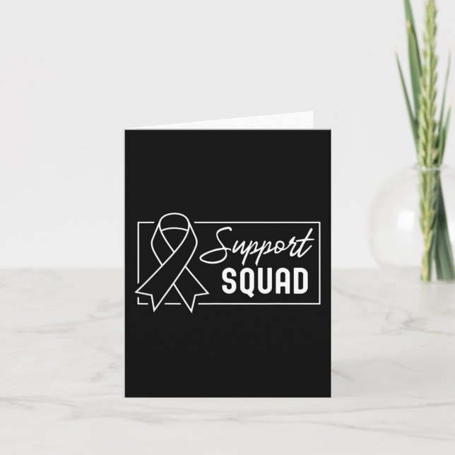 Support Quad Orange Warrior CRPS-medvetenhet 2 Kort (Framsida)