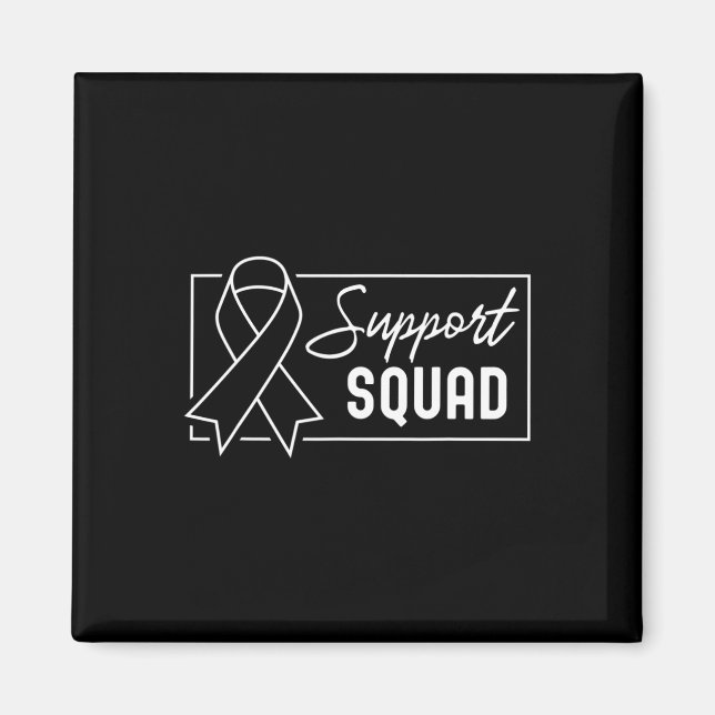 Support Quad Orange Warrior CRPS-medvetenhet 2 Magnet (Framsidan)