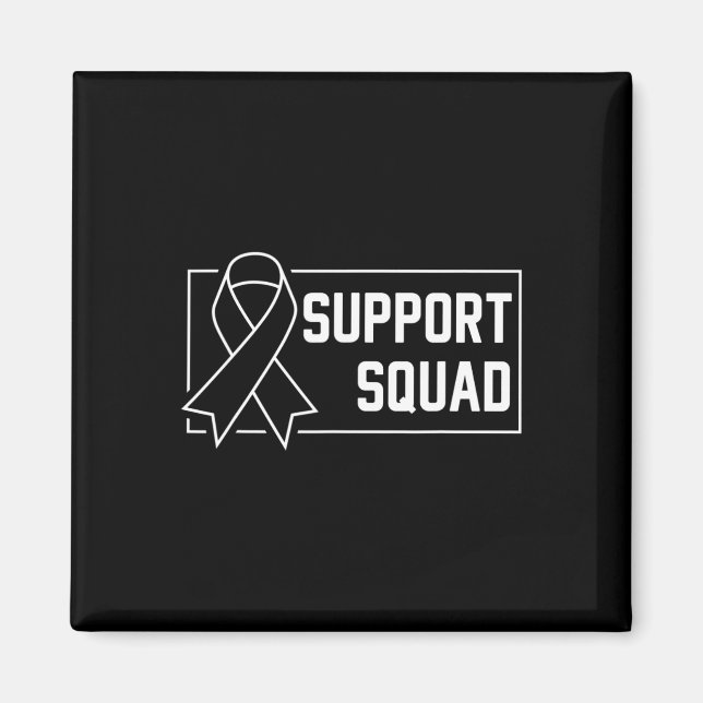 Support Quad Orange Warrior CRPS-medvetenhet 3 Magnet (Framsidan)