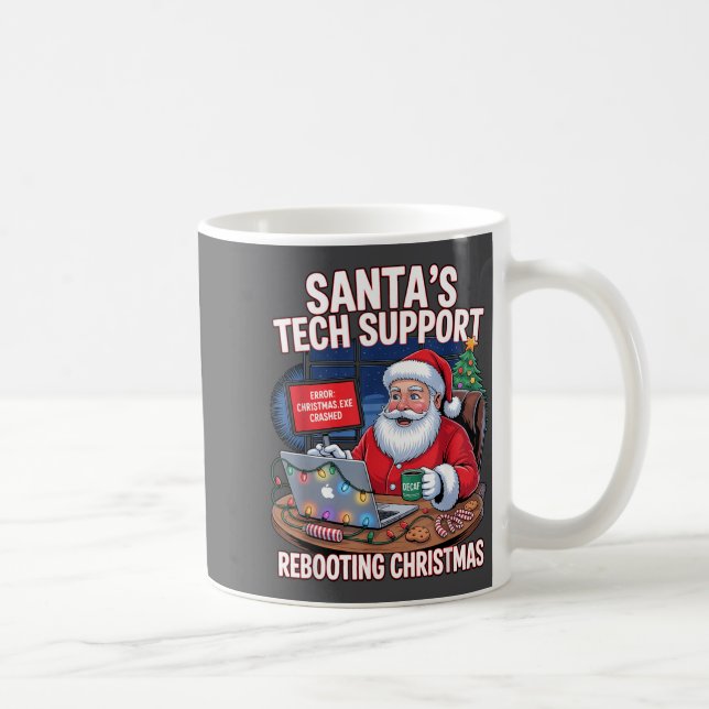 Support Rebooting s Santa Tech Vibes Kaffemugg (Höger)