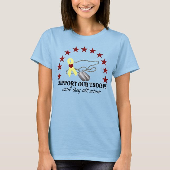Support Red Fredag Stars T-shirt (Framsida)