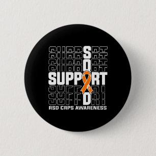 Support RSD CRPS Awareness 2 i fyrkant Knapp