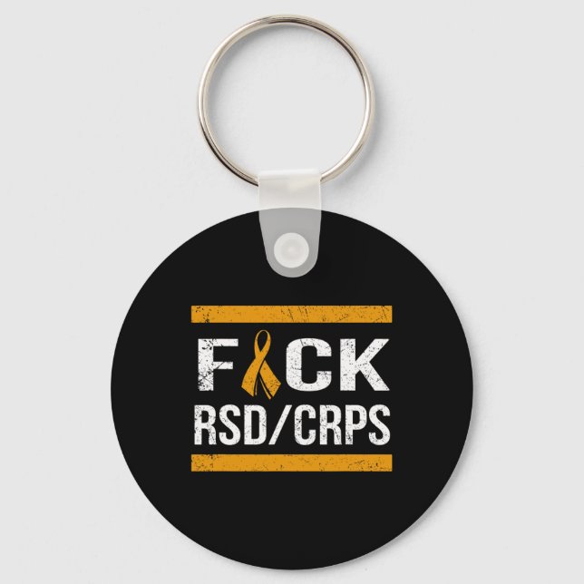 Support Rsdcrps-medvetenhet T Shirt Nyckelring (Framsida)