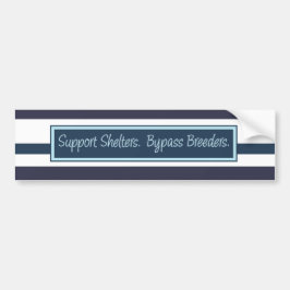Support Shelter Pets Bildekal