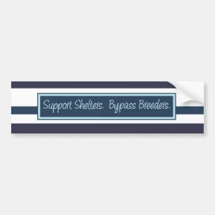 Support Shelter Pets Bildekal