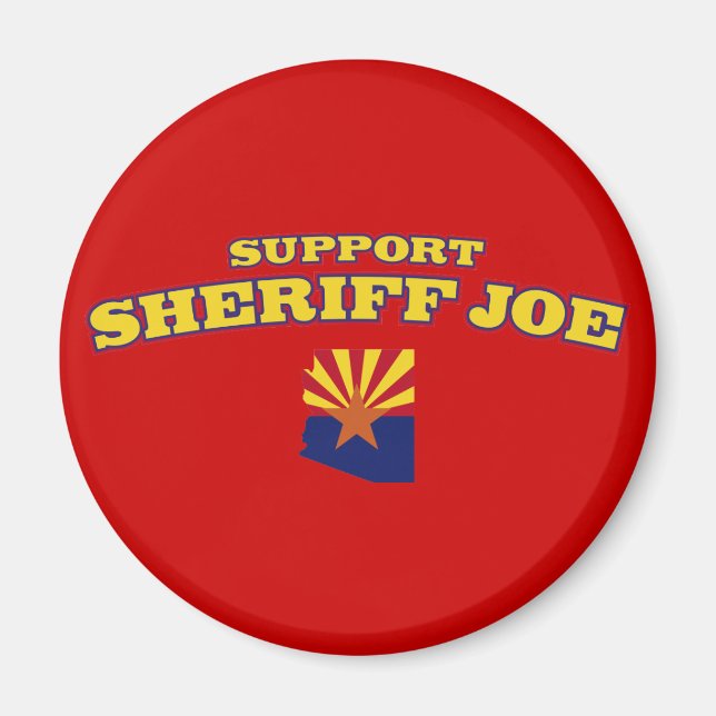 Support sheriff Joe Magnet (Framsidan)