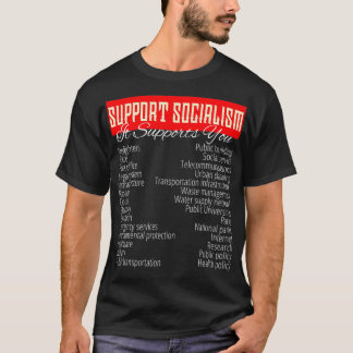 SUPPORT SOCIALISM, IT STÖDER DIG ALLMÄNNA tjänster T Shirt