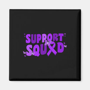 Support Squad Alzheimer Alzheimer's Awareness Magnet