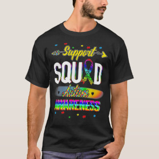 Support Squad Autism Awareness Puzzle Biet T Shirt