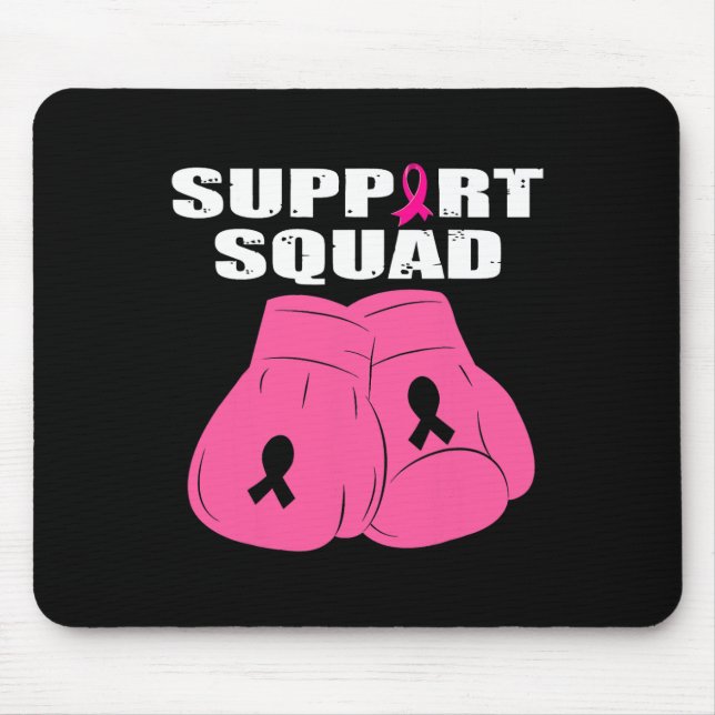 Support Squad Boxing Glove Rosa Ribbon Breast Canc Musmatta (Framsidan)