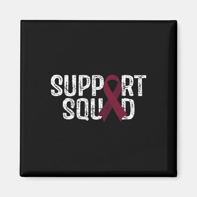 Support Squad Brain Aneurysm Awareness Magnet (Framsidan)
