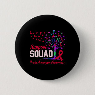 Support Squad Brain Aneurysm Awareness Månadsstöd Knapp