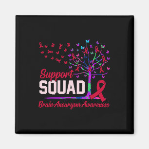 Support Squad Brain Aneurysm Awareness Månadsstöd Magnet