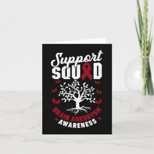 Support Squad Brain Aneurysm Awareness Support Gra Kort