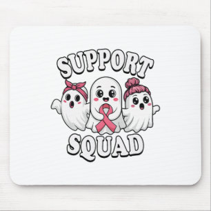 Support Squad Breast Cancer Awareness Cute Spöken Musmatta