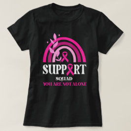 Support Squad Breast Cancer Awareness Leopard Pink T Shirt