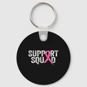 Support Squad Breast Cancer Awareness Month Rosa W Nyckelring