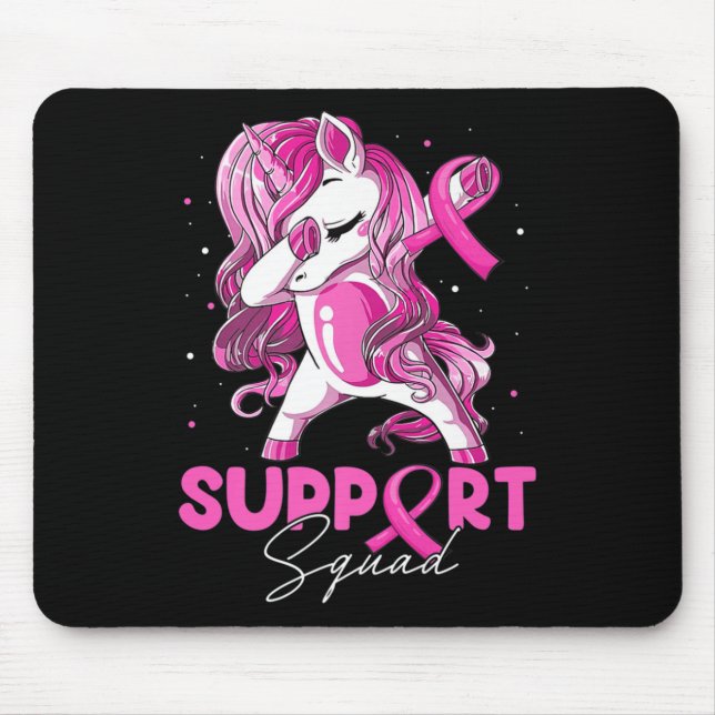 Support Squad Breast Cancer Awareness Rosa Dabbing Musmatta (Framsidan)