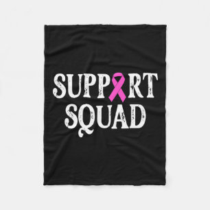 Support Squad Breast Cancer - Breast Cancer Awaren Fleecefilt