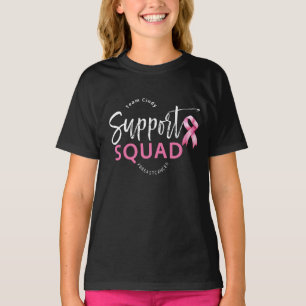 Support Squad Breast Cancer Pink Ribbon T Shirt