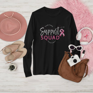 Support Squad Breast Cancer Pink Ribbon T Shirt