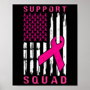 Support Squad Breast Cancer - Rosa Support Squad 1 Poster