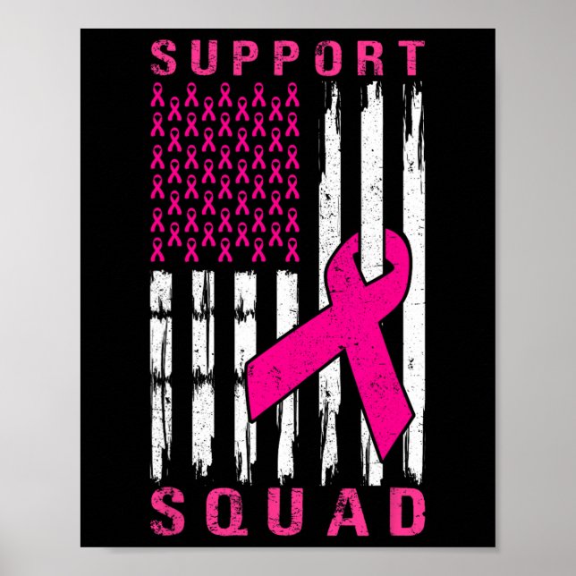 Support Squad Breast Cancer - Rosa Support Squad 1 Poster (Framsidan)