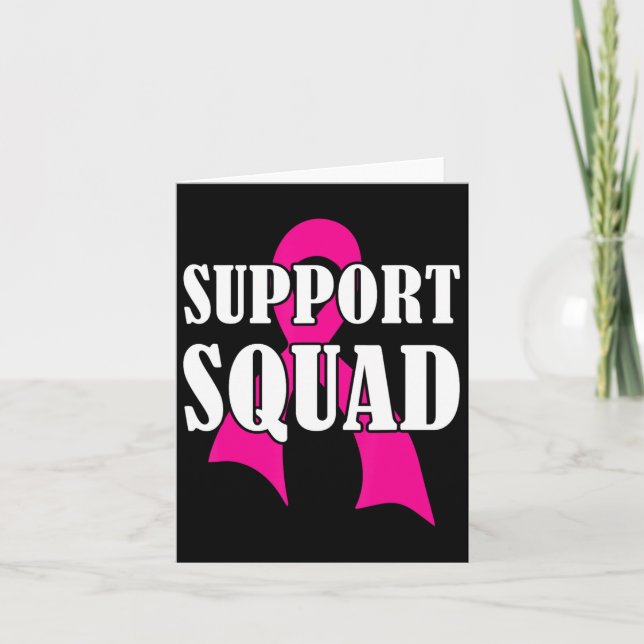 Support Squad Breast Cancer - Support Squad Kort (Framsida)