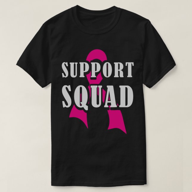 Support Squad Breast Cancer - Support Squad T Shirt (Design framsida)