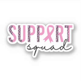 Support Squad Breast Cancer, Team Cancer Klistermärken