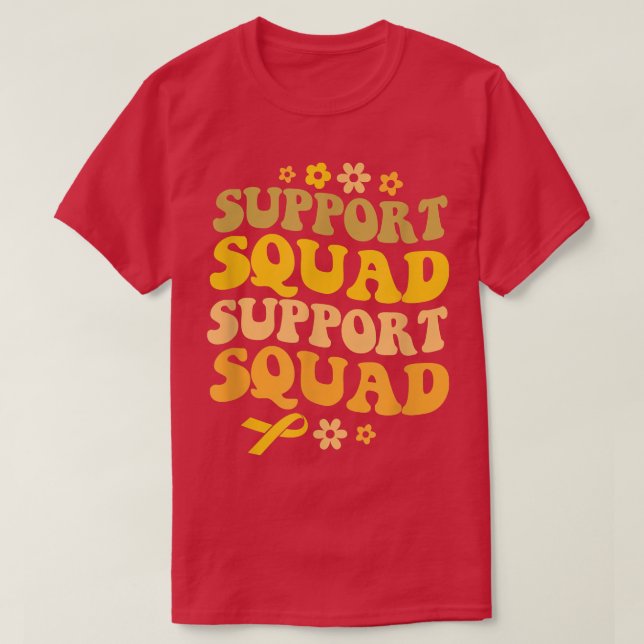 Support Squad Childnature Cancer Awareness Su T Shirt (Design framsida)