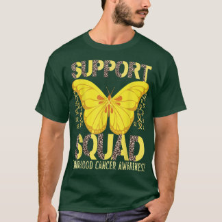 Support Squad Children Cancer Awareness Supporter T Shirt