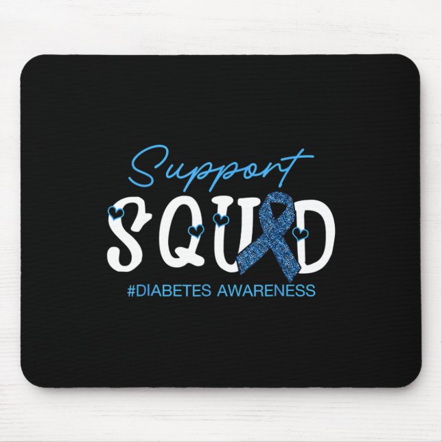 Support Squad Costume Blue Ribbon Diabetes Cancer Musmatta (Framsidan)