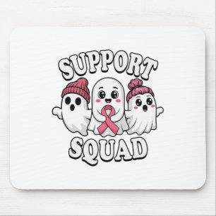 Support Squad Cute Spöken Breast Cancer Awareness Musmatta