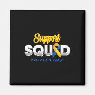 Support Squad Down's Syndrome Awareness T21 Hope W Magnet