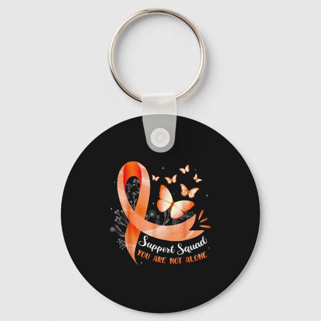 Support Squad du is not Ensam Leukemia Awarenes Nyckelring (Framsida)
