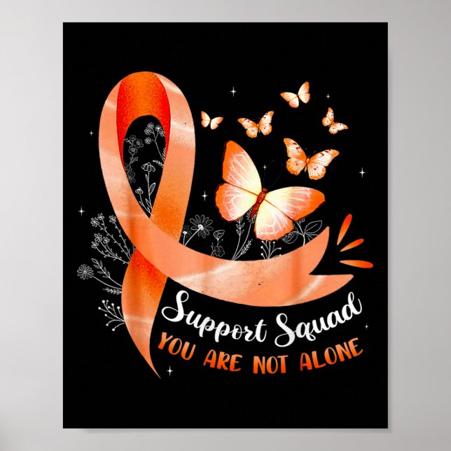Support Squad du is not Ensam Leukemia Awarenes Poster (Framsidan)
