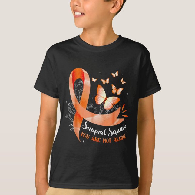 Support Squad du is not Ensam Leukemia Awarenes T Shirt (Framsida)