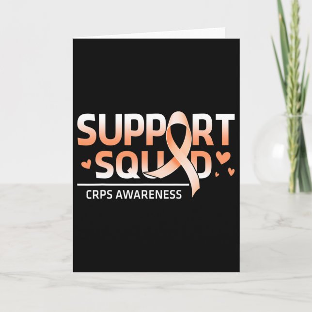 Support Squad Family Team RSD Crps Awareness Orang Kort (Framsida)