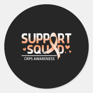 Support Squad Family Team RSD CRPS Awareness Orang Runt Klistermärke