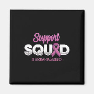 Support Squad Fibromyalgia Awareness Warrior for M Magnet
