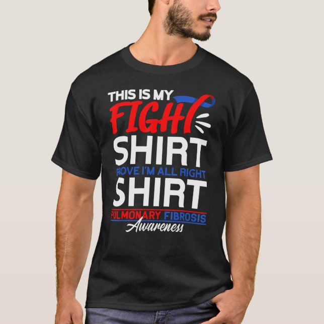 Support Squad Figh I Lung Disease Pulmonary Fibros T Shirt (Framsida)