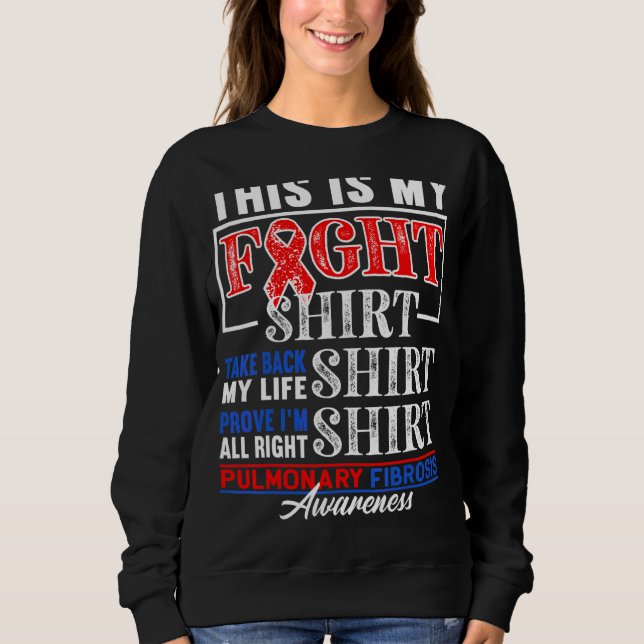 Support Squad Figh I Lung Disease Pulmonary Fibros T Shirt (Framsida)