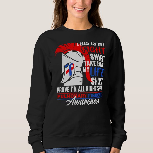 Support Squad Figh I Lung Disease Pulmonary Fibros T Shirt (Framsida)