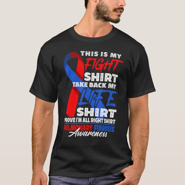 Support Squad Figh I Lung Disease Pulmonary Fibros T Shirt (Framsida)