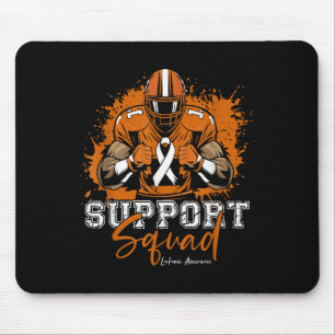 Support Squad Football Orange Ribbon Leukemia Awar Musmatta